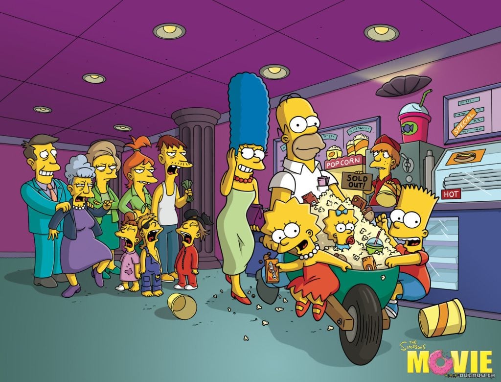 Simpsonovci, Simpsonovci vo filme, seriály, filmy, animovaný seriál, animovaný film