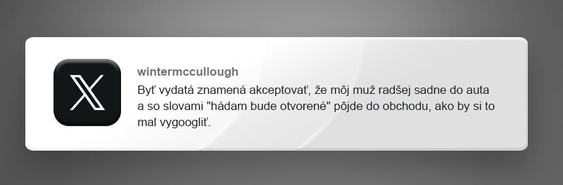 10 vtipných príspevkov o vzťahoch a manželstve