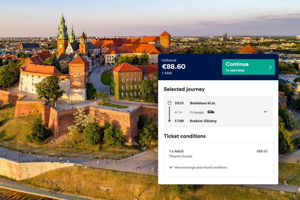 Z Bratislavy vlakom dovolenka