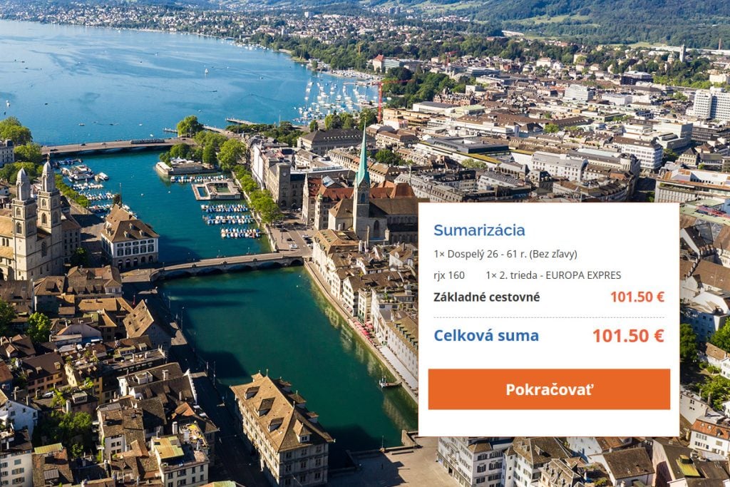 Z Bratislavy vlakom dovolenka