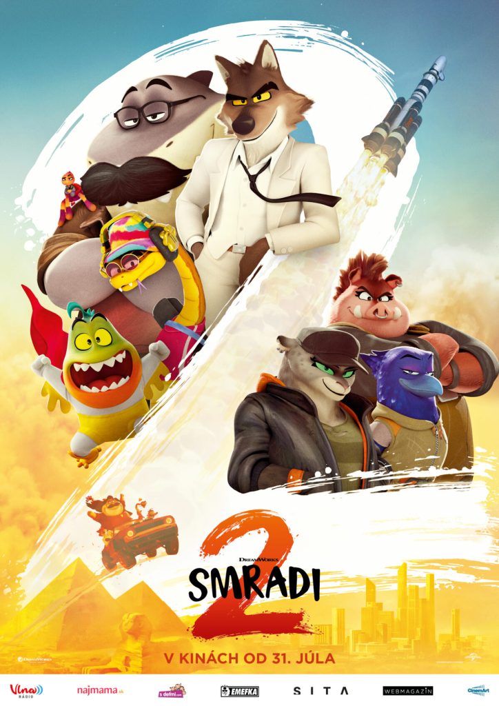 filmy, Smradi 2, animovaný film, komédia, kino program, slovenské kino, kino premiéra, filmová novinka