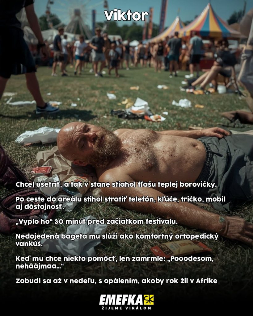 Neochotní brigádnici, energickí seniori a po pozornosti túžiace babenky. Typy ľudí, ktoré stretneš na každom slovenskom festivale
