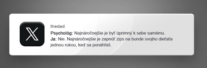 rodičovstvo príspevky humor
