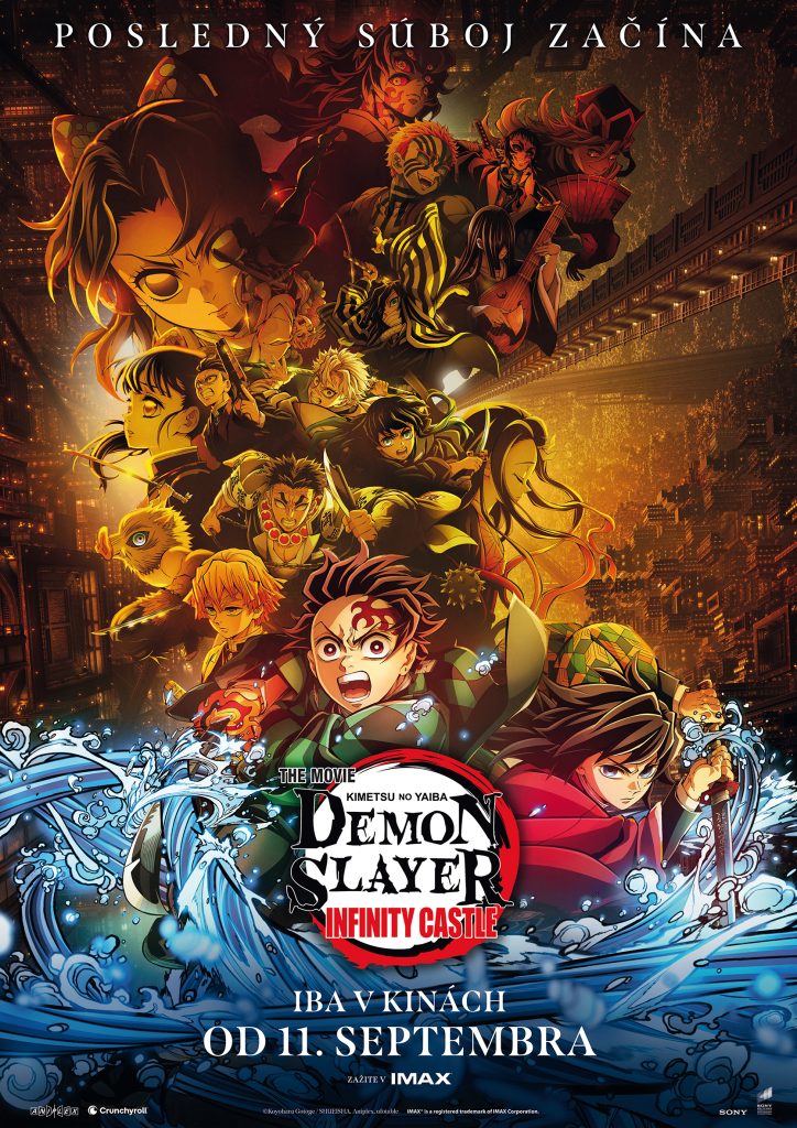 filmy, animovaný film, anime, Demon Slayer: Kimetsu no Yaiba Infinity Castle, kino program, slovenské kino, kino premiéra, filmová novinka