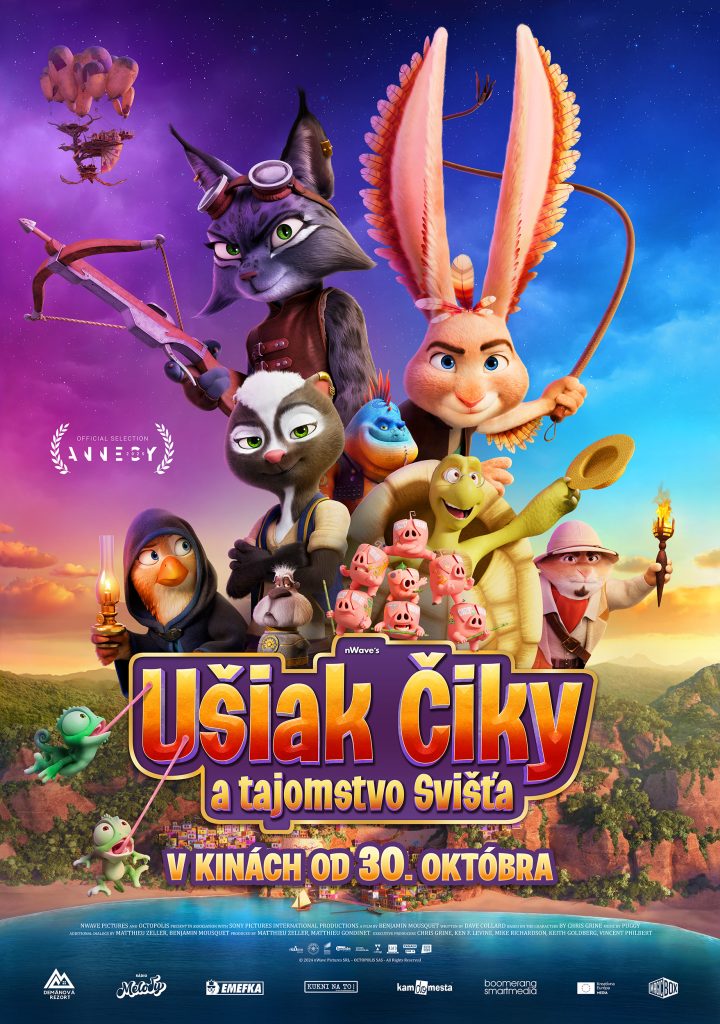 Ušiak Čiky a tajomstvo svišťa, animovaný film, filmy, komédia, kino program, slovenské kino, kino premiéra, filmová novinka