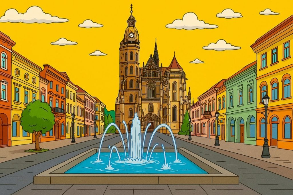 Takto by vyzerali slovenské mestá, keby sa objavili v Simpsonovcoch. Niektoré vyzerajú lepšie ako Springfield