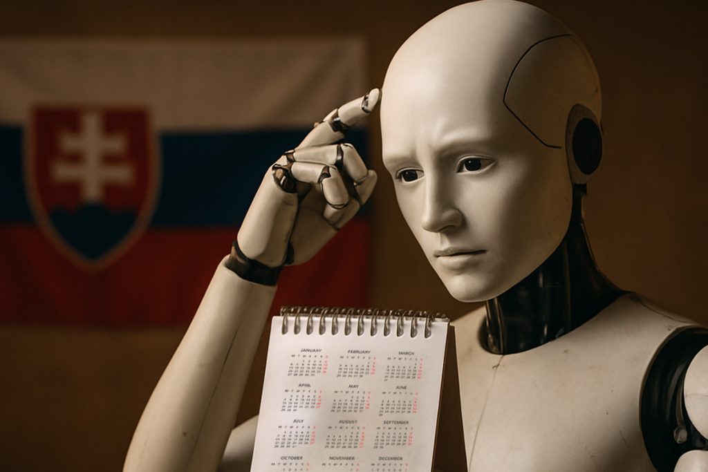 umelá inteligencia slovenské sviatky