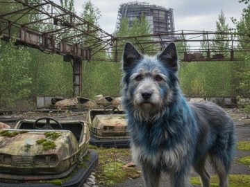 modré psy černobyľ