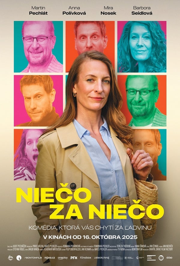 Niečo za niečo, filmy, komédia, česká komédia, kino program, slovenské kino, kino premiéra, filmová novinka