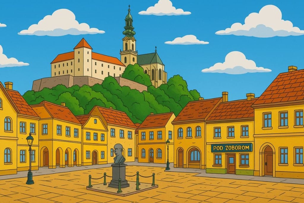 Takto by vyzerali slovenské mestá, keby sa objavili v Simpsonovcoch. Niektoré vyzerajú lepšie ako Springfield