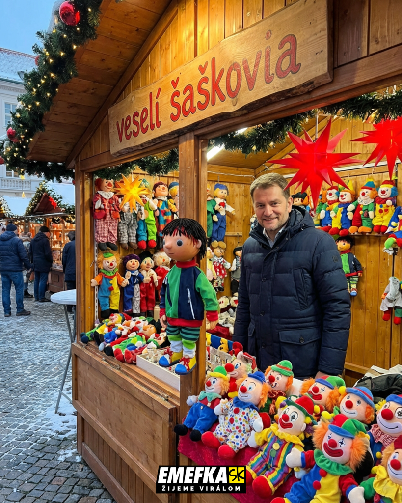 Ako by vyzerali vianočné trhy ak by na nich mali stánky slovenskí politici? Bol by si ochotní kúpiť si od nich niečo?