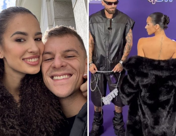 Nahý look Bianky napodobnila súčasná Jovinečkova priateľka Deny. Fotky iba v kožuchu