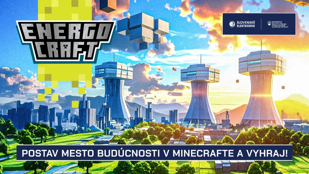 Postav mesto budúcnosti v Minecrafte a vyhraj! Tretia edícia EnergoCraftu odštartovala, zapoj sa aj ty!