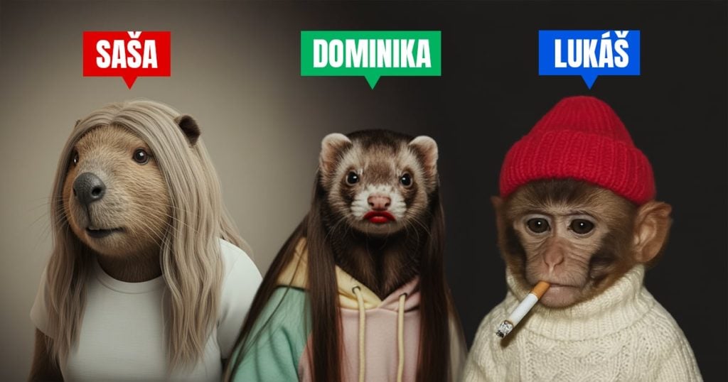 Ako vyzerajú slovenské mená ako zvieratá? Medzi týmito obrázkami nájdeš vhodného zvieracieho reprezentanta slovenských mien.