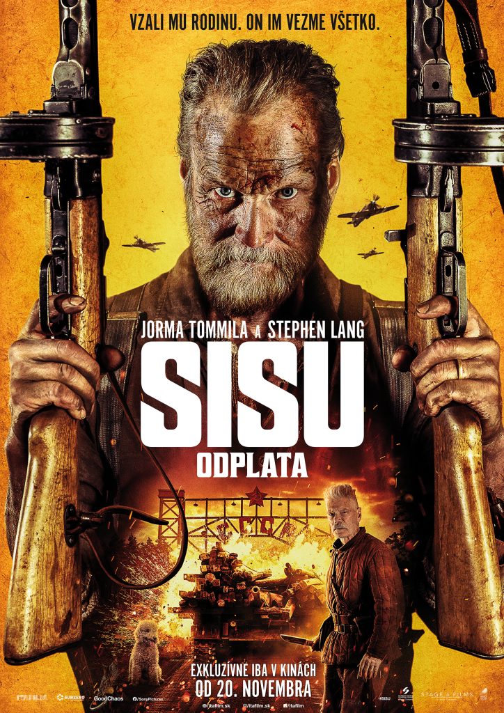 Sisu: Odplata, filmy, akčný film, kino program, slovenské kino, kino premiéra, filmová novinka