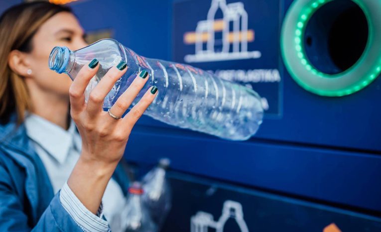 fľaša recyklovanie plastu fľaše