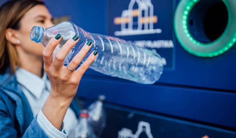 fľaša recyklovanie plastu fľaše