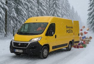 slovenská pošta kuriér doručovateľské spoločnosti vianoce