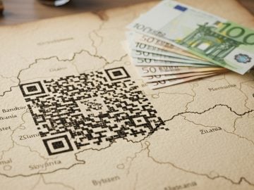 slovensko QR kódy peniaze financie platby