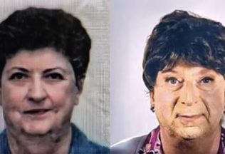 taliansky muž prezlečený za matku