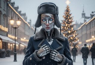 umelá inteligencia vianoce sneh snehuliak