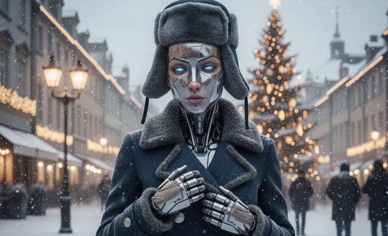 umelá inteligencia vianoce sneh snehuliak