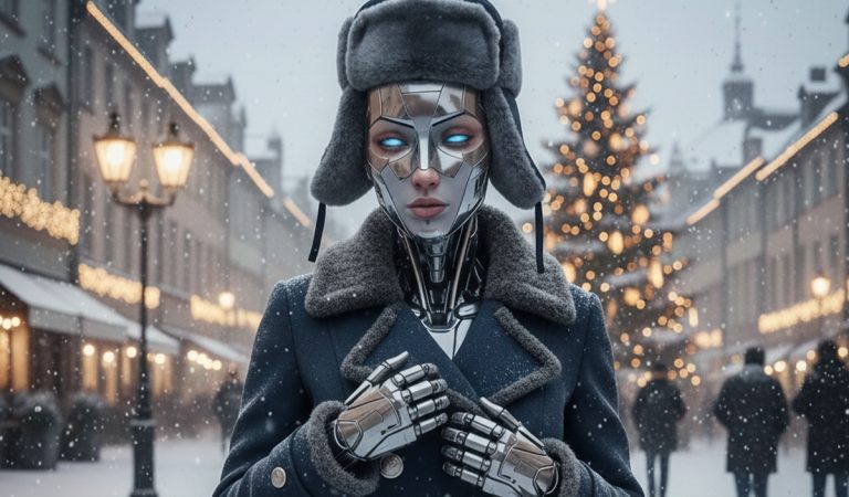 umelá inteligencia vianoce sneh snehuliak