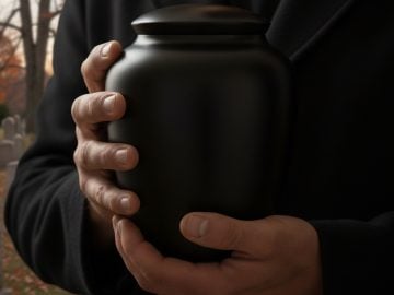 urna hrob pozostatky popol stavbári