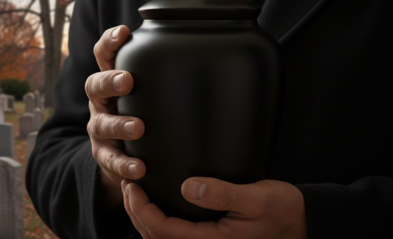urna hrob pozostatky popol stavbári