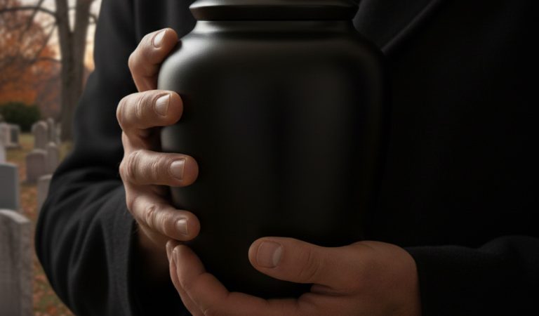 urna hrob pozostatky popol stavbári