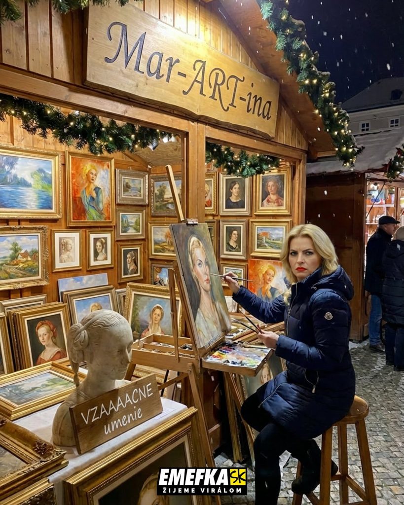 Ako by vyzerali vianočné trhy, ak by miesto stánkarov zaujali výrazné osobnosti slovenskej politickej scény?