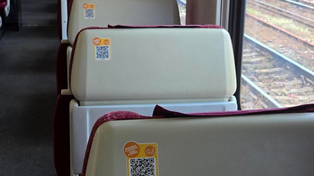 QR kódy, technológie, vlaky, Slovensko