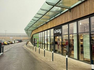 brána obchodné centrum retail park obchody značky