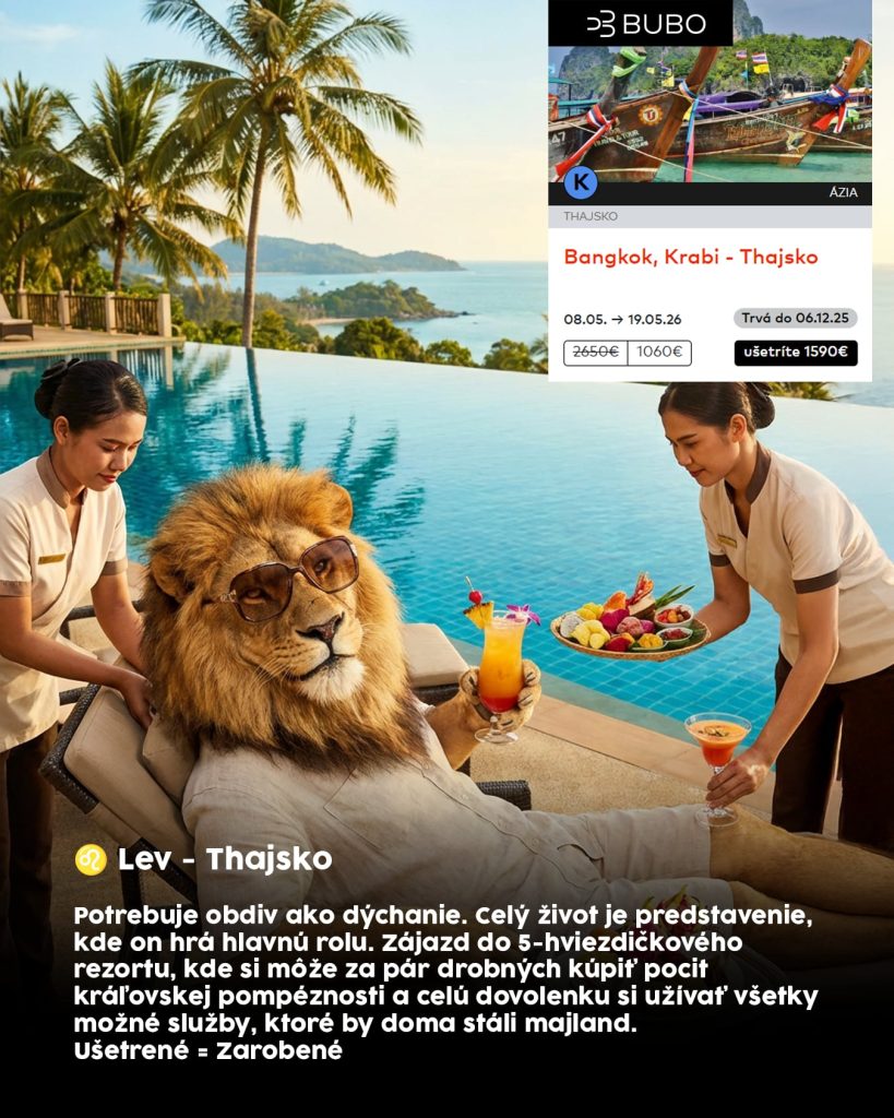 Aká dovolenka sa ti hodí na základe tvojho znamenia zo zverokruhu? Vďaka skvelým zľavám v Bubo si môžeš splniť svoje cestovateľské sny.