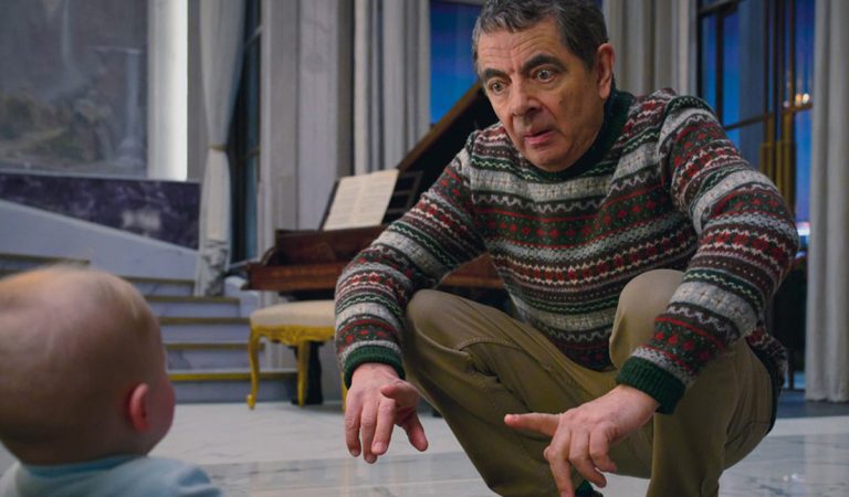 man vs baby rowan atkinson mr bean novinka