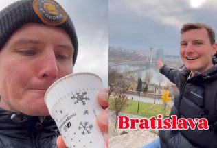 Austrálčan prišiel do Bratislavy za najškaredšou budovou sveta