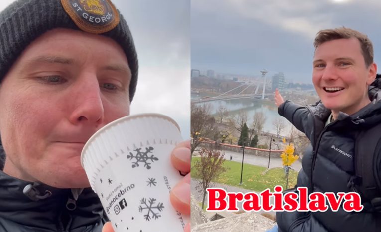 Austrálčan prišiel do Bratislavy za najškaredšou budovou sveta