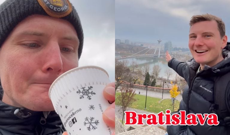 Austrálčan prišiel do Bratislavy za najškaredšou budovou sveta