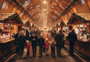 tunel višňové vianočné trhy