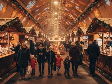 tunel višňové vianočné trhy