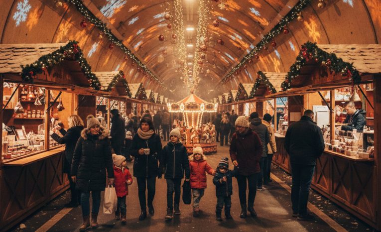 tunel višňové vianočné trhy