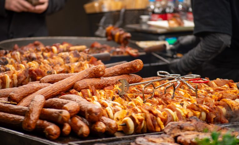 vianočné trhy jedlo slovensko hygiena