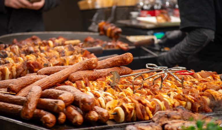 vianočné trhy jedlo slovensko hygiena