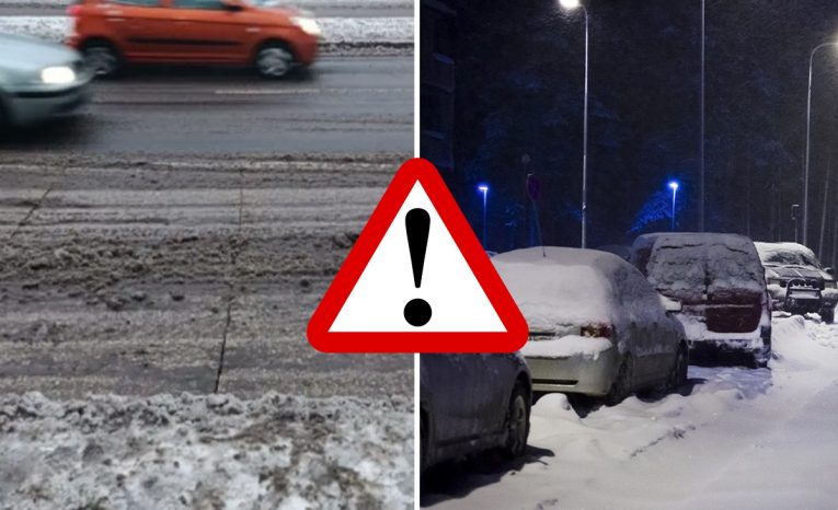 ľadové peklo kalamita ľad sneh zima slovensko utorok ráno