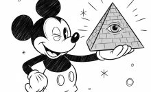 mickey mouse hollywood konšpiračné teórie
