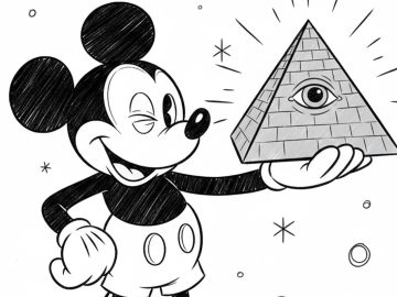 mickey mouse hollywood konšpiračné teórie