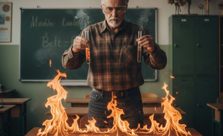 Chemikár na hodine podpálil katedru. Príhody s učiteľmi, na ktorých žiaci nikdy nezabudnú
