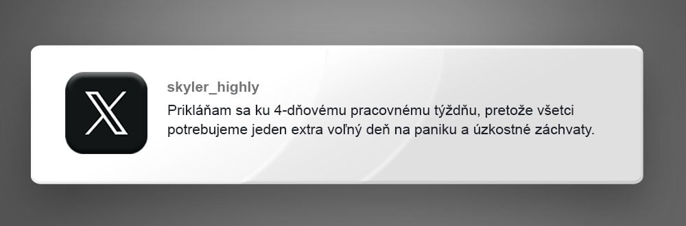 príspevky v ktorých sa nájde každý pracujúci človek