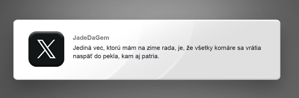nemilosrdná zima vtipné príspevky