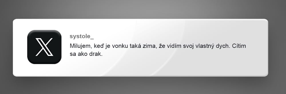nemilosrdná zima vtipné príspevky